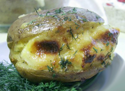 Картофель с начинкой  