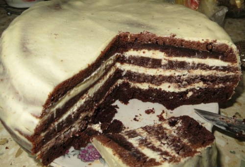 Ароматный шоколадный кекс